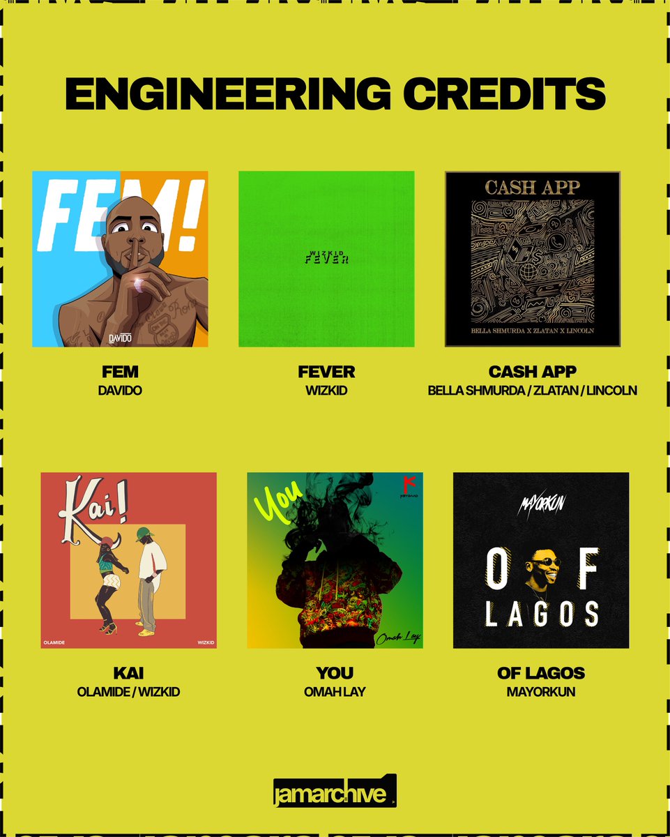 jamarchivehq's tweet image. Our Spotlight creative of the week is the Sound Mangler “STG”. STG has built a very deep catalog of engineering credits all over the afrobeats scene, once you hear the tag “It’s STG” you know it’s a smashhhh 💥.

#mixengineer #soundengineer #afrobeats
@StGthaprodigy