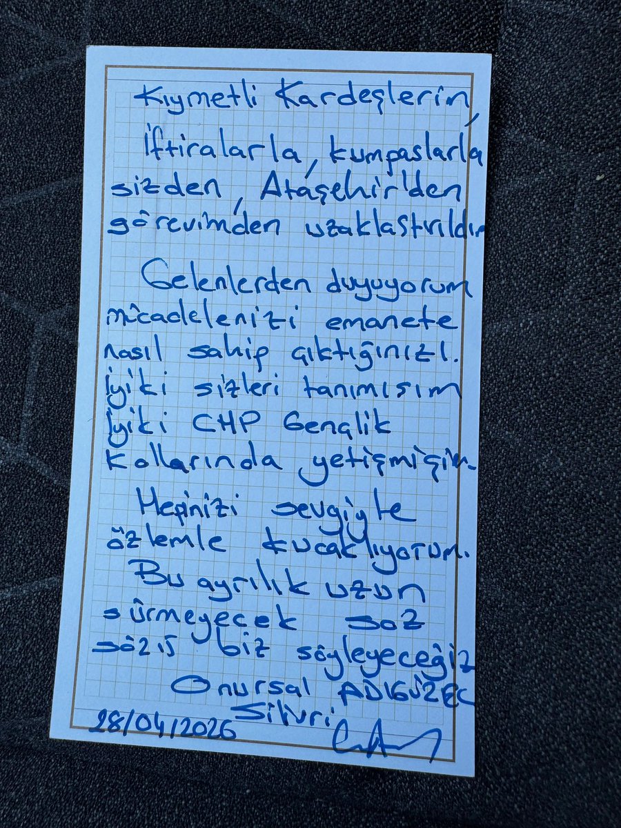 Av. Atakan Anıl Dizdaroğlu tweet media