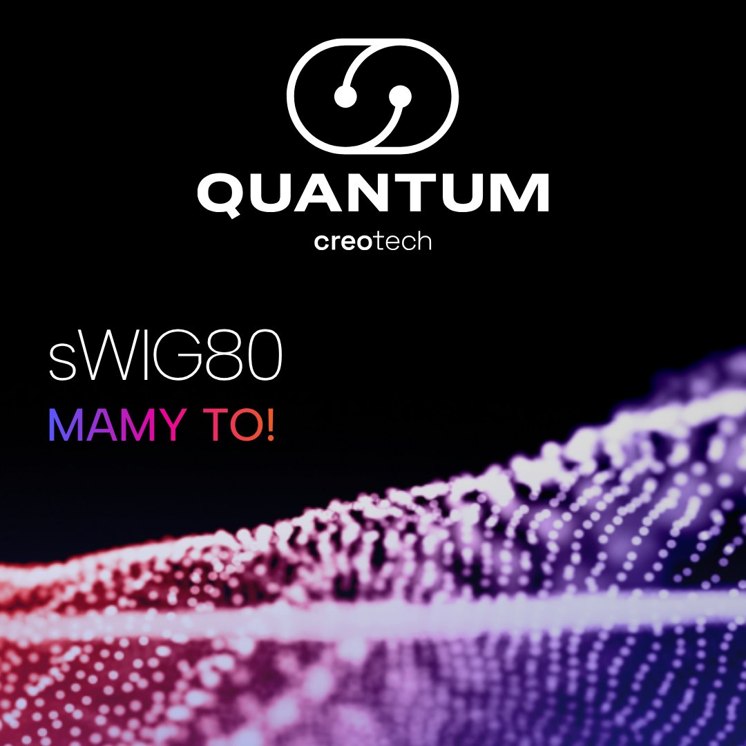 CreotechQuantum's tweet photo. Kwiecień 🌼 był dla nas wyjątkowy – debiut na giełdzie i awans do sWIG80 w jednym miesiącu. https://t.co/kncdZBEqjH miał rację – kwantowa wiosna nadeszła! 🚀 https://t.co/CVhPMFmX8U
