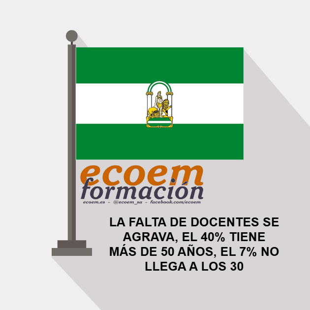 La falta de #docentes en #Andalucía se agrava: el 40% de los #profesores tiene más de 50 años y el 7% no llega a los 30 f.mtr.cool/iaaxnendmn