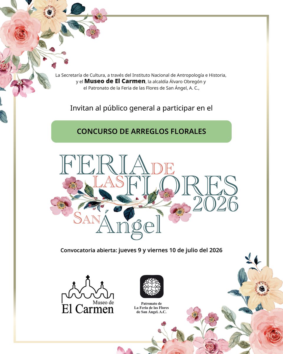 museodeelcarmen's tweet photo. #CiudaddeMéxico #Concursodepintura #Pintores #ViveSanÁngel #feriadelasflores2025 #polosurcultura🌻 https://t.co/VeUMcnORai