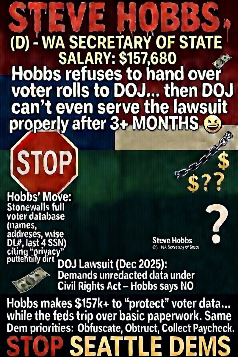 🇺🇸STOP SEATTLE DEMs 2026🇺🇸 tweet media