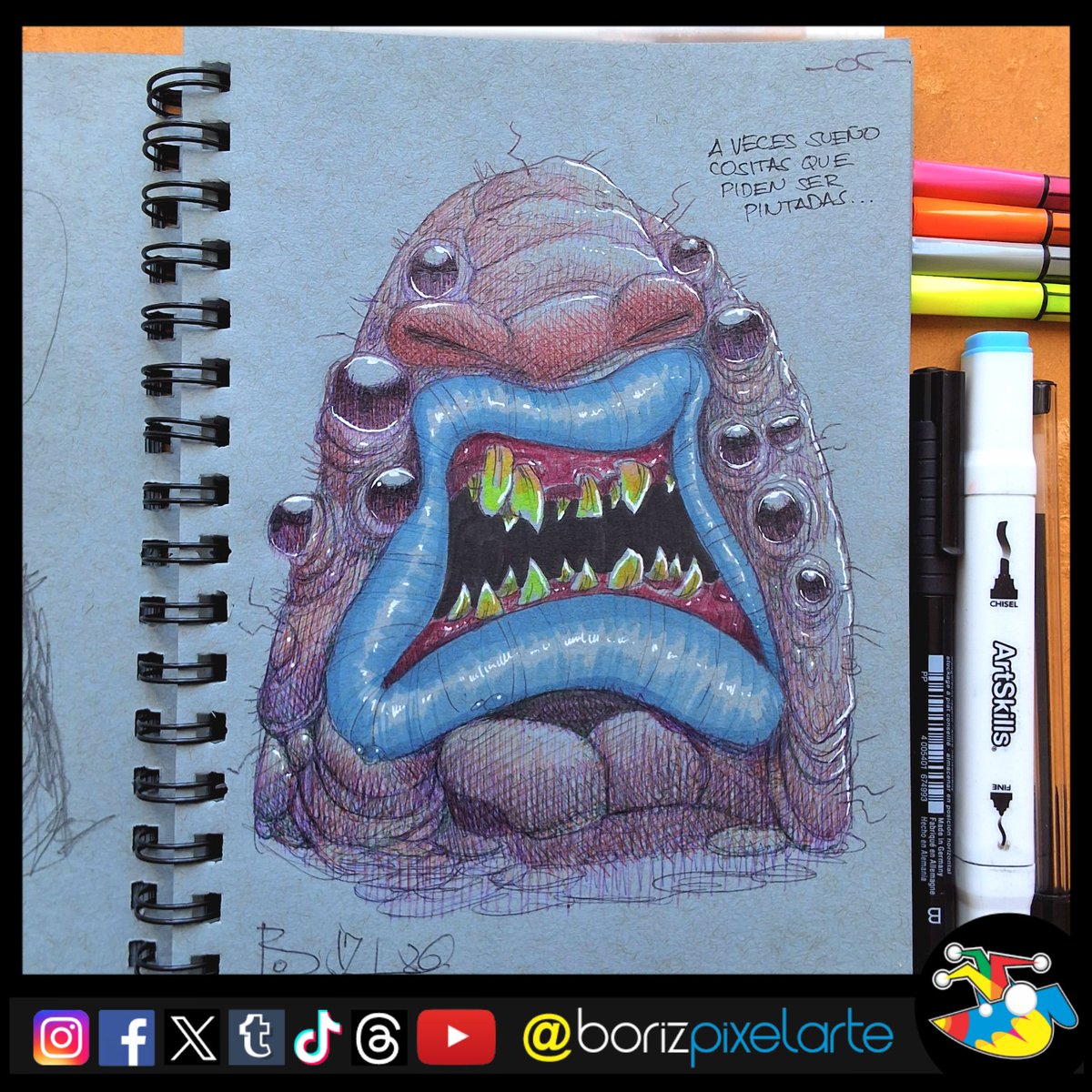 borizpixelarte's tweet image. Sk2505 - mix media
.
.
#FantasyArt
#MixedMediaArt
#CharacterDesign
#DarkFantasyArt
#IllustrationArtists
