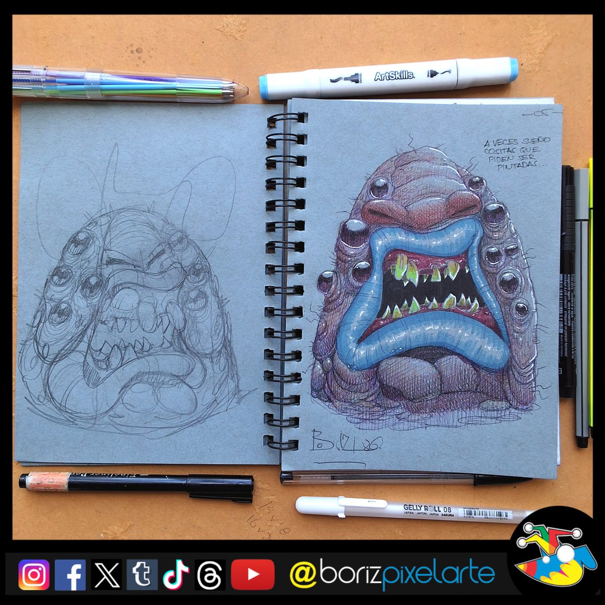 borizpixelarte's tweet image. Sk2505 - mix media
.
.
#FantasyArt
#MixedMediaArt
#CharacterDesign
#DarkFantasyArt
#IllustrationArtists