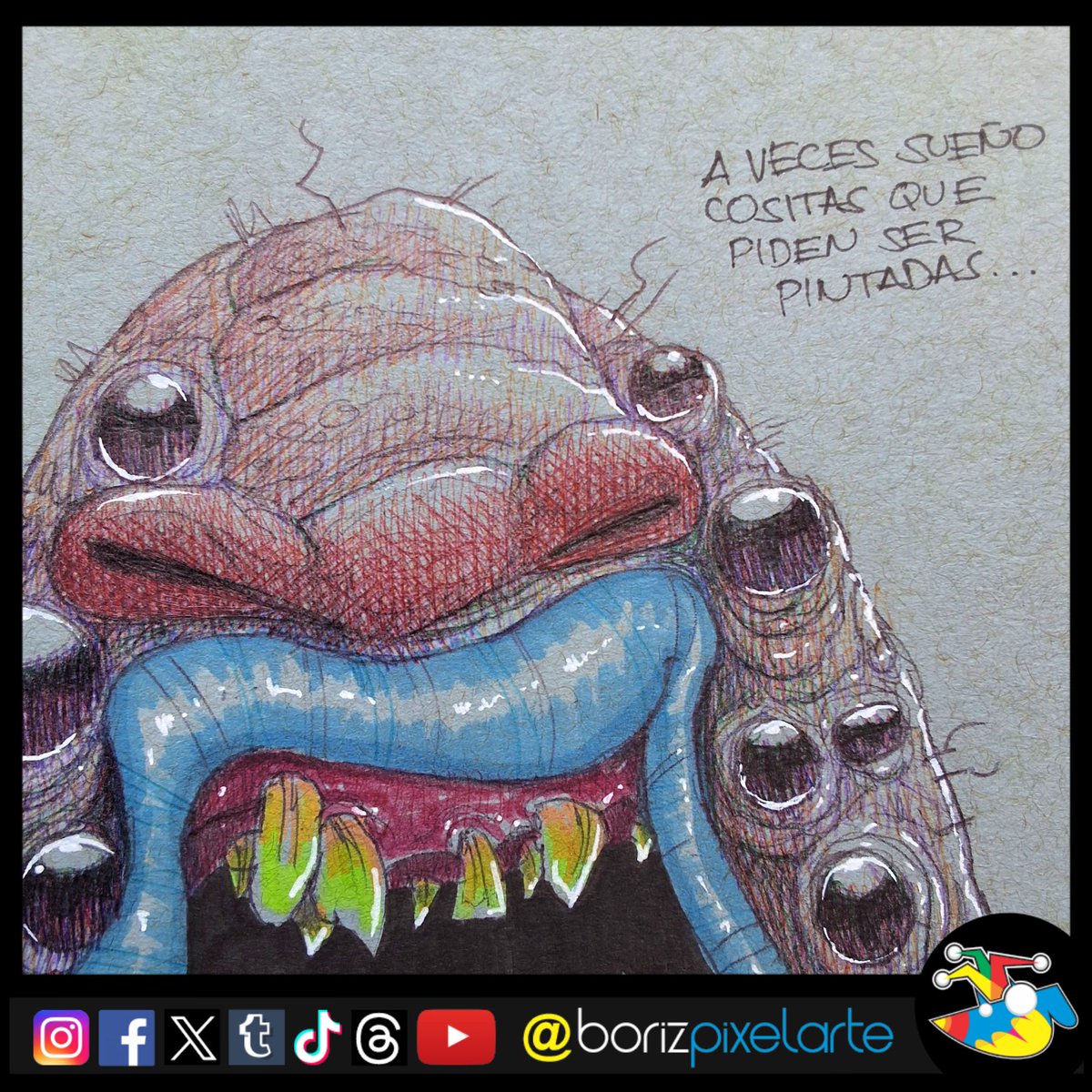 borizpixelarte's tweet image. Sk2505 - mix media
.
.
#FantasyArt
#MixedMediaArt
#CharacterDesign
#DarkFantasyArt
#IllustrationArtists