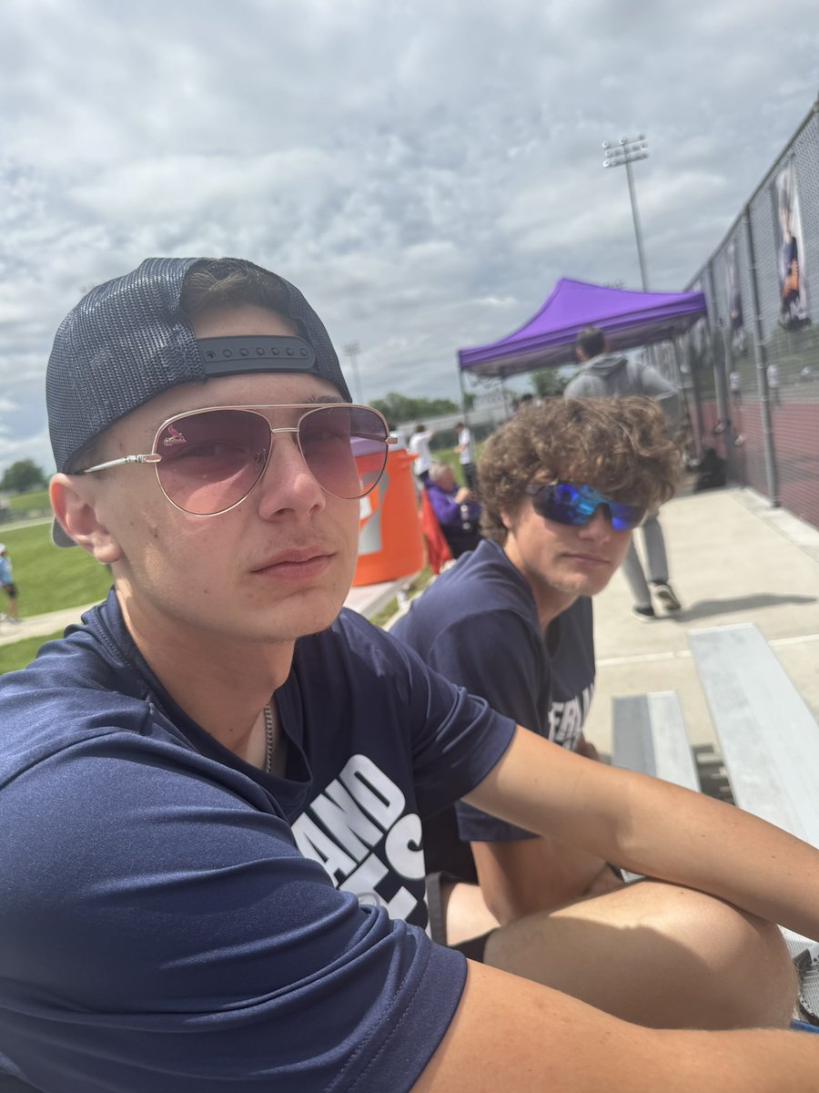 THSWolvesTennis's tweet photo. @thsactivities Seniors Jay Collins and Garrett Coats waiting for their 3rd place match. https://t.co/am3EHpDsHe