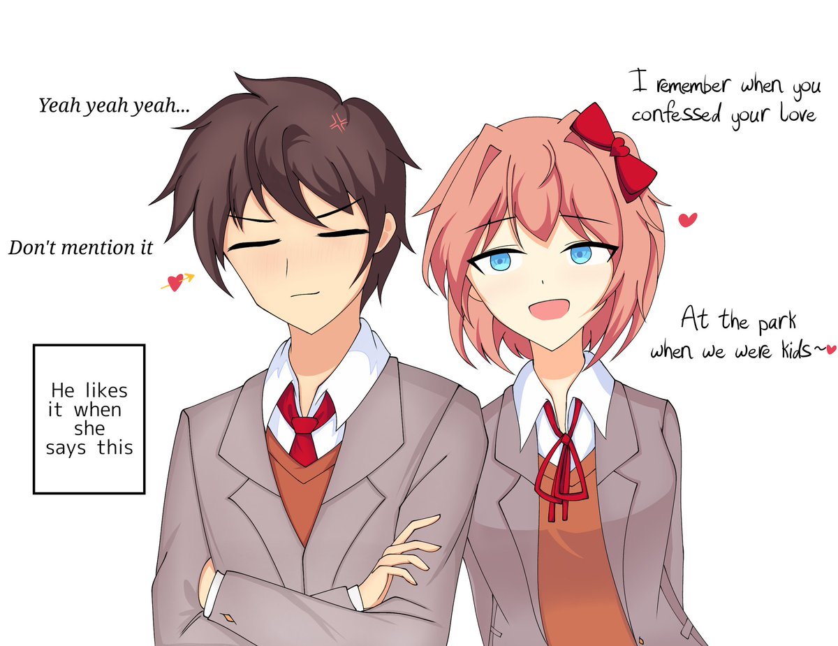 Daily Pics of MC & Sayori tweet media
