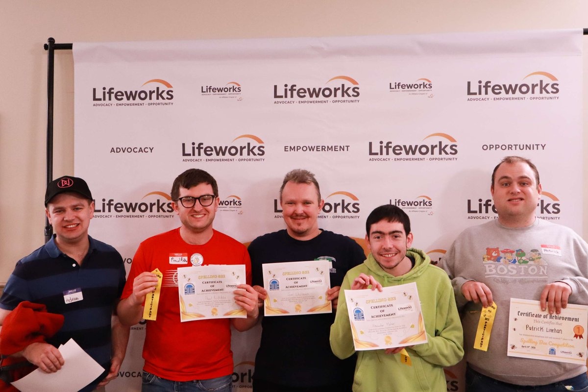 LifeworksArc's tweet photo. Everyone had a great time at our Inclusive Spelling Bee!

Great job to to everyone who participated!  🎉👏

And a big thank you to the Morrill Memorial Library for partnering with us on this fantastic event! https://t.co/RjBuqUJ3gI