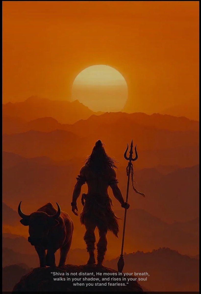 KartickSiv30159's tweet photo. "Shiva is not distant, He moves in your breath, walks in your shadow, and rises in your soul when you stand fearless."🔱🌙
.
.
.
.
.
.
.
.
.
.
.
.
.
.
#mahadevreels #shivambangwal #love #blessed #mahadev #pashupatinath #shiva #expore #harharmahadev https://t.co/4sb02qWVOC