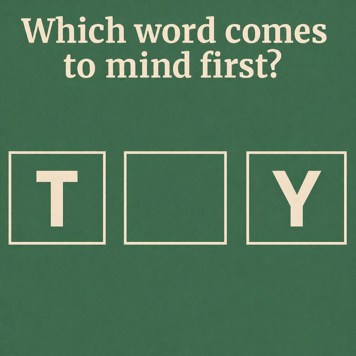avi7576's tweet photo. Which word comes to mind first? https://t.co/jtEvg2Nw2Z