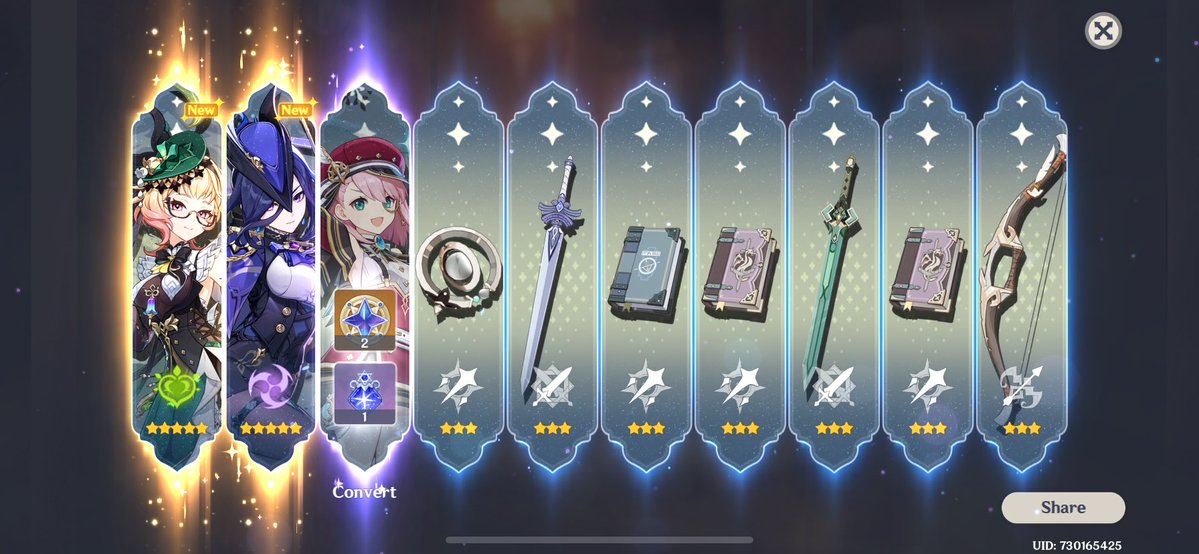 first ten pulls theres genuinely no way im this lucky