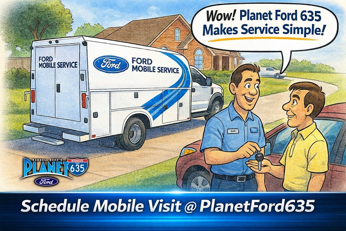 PlanetFord635's tweet image. Need #Service? With #PlanetFord625's #MobileServiceVan, we make it simple. Our team comes to you. Plus, we also offer #PickupAndDeliver to help get your vehicle #Maintenance &amp;amp; #Repair needs met. To schedule call 817-290-4248 or visit us @ PlanetFord635.com.