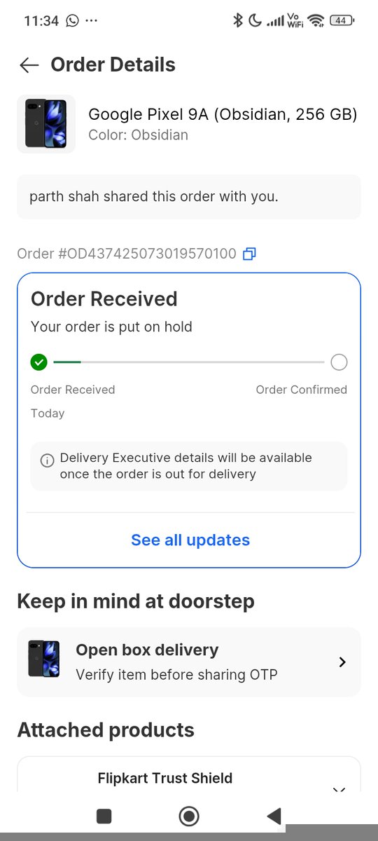 chsoumya970's tweet image. @Flipkart @flipkartsupport why order  OD437425073019570100 put on hold even after making payment, how it will be delivered tomorrow. I want solution now. #FlipkartScam