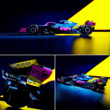 Pit_Lane_Latino's tweet image. El Alpine A526 lucirá el amarillo de Mercado Libre en las próximas dos fechas: GP de Miami y GP de Canadá.

#F1 #Alpine #Mercadolibre