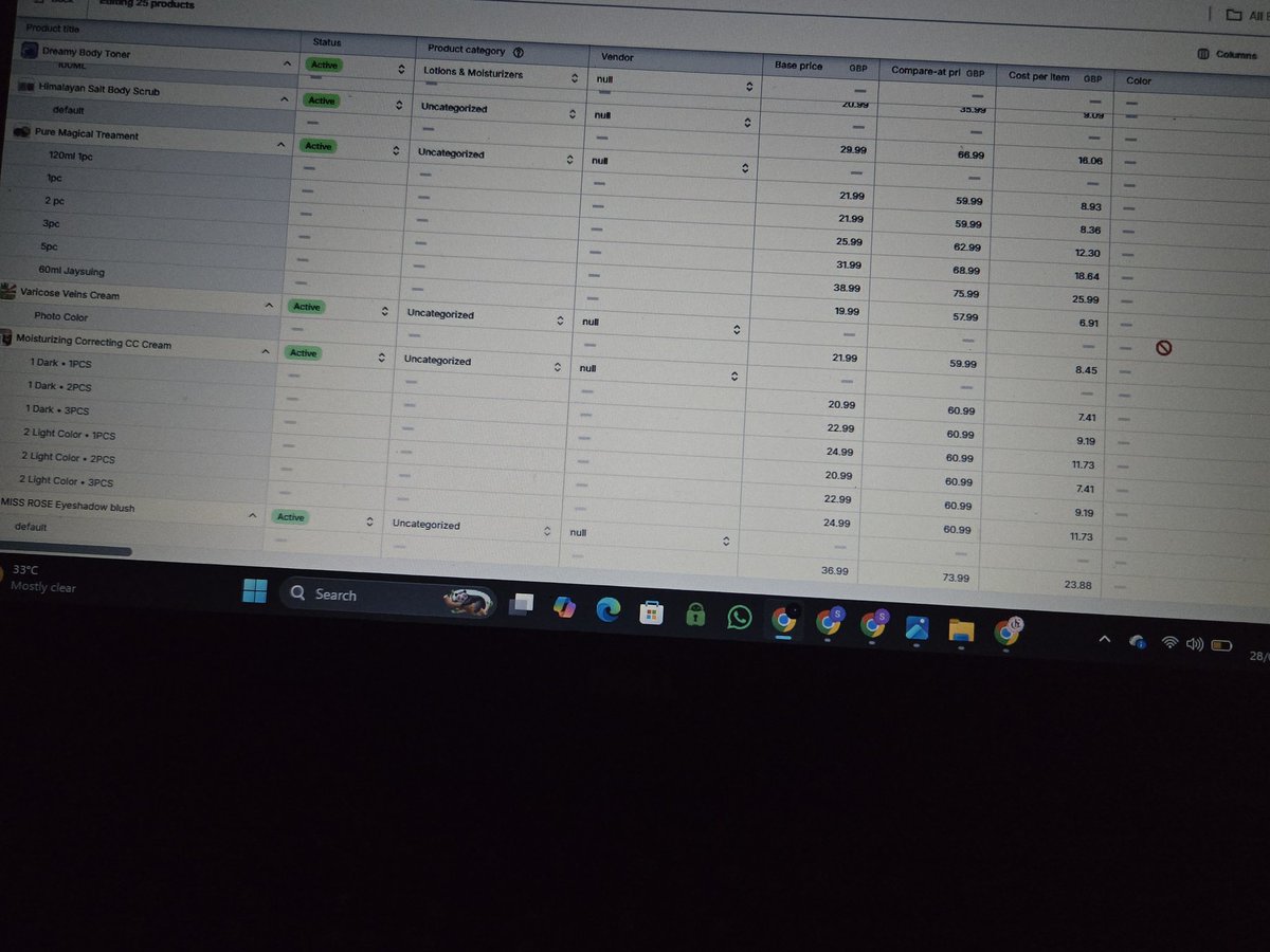 sammydigits's tweet image. I’m currently working on product pricing for a Shopify store optimizing margins and positioning for better conversions.
Small tweaks, big impact.
What are you working on today?

#shopify #ecommerce #dropshipping #digitalmarketing #shopifystore #ecom #entrepreneur #onlinestore