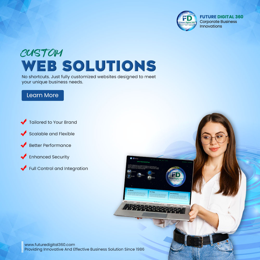 FutureDigitalUS's tweet photo. Custom design. Smart functionality. Real results.
Just powerful, fully customized websites designed to help your business stand out and grow.

Learn more: https://t.co/6JuZkaVsej
#futuredigital360 https://t.co/5xKvFWkk7C