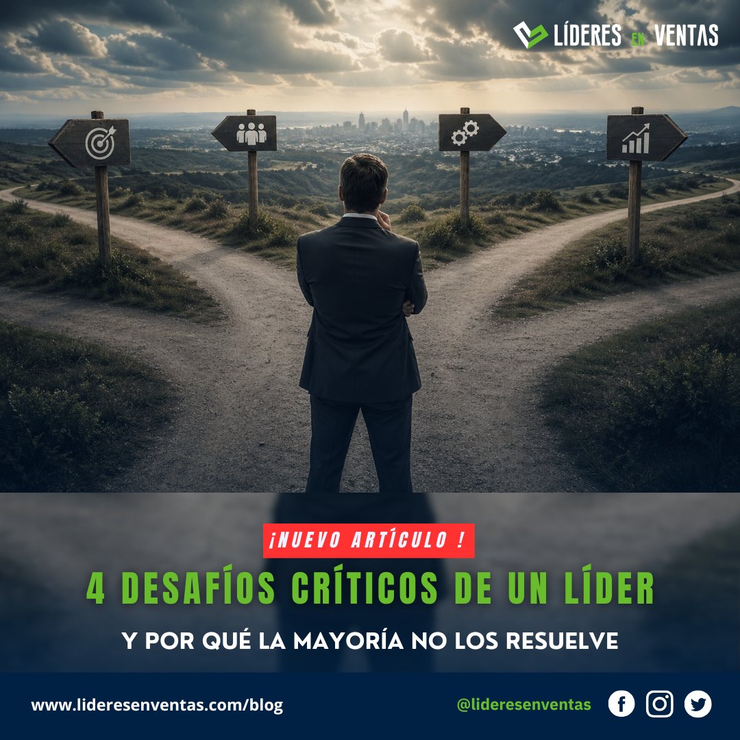 Muchos líderes creen que están liderando…

pero solo están apagando incendios. 🔥

Más presión.
Más control.
Más seguimiento.

Mismos resultados.

El problema no es el esfuerzo.
Es la falta de estructura.

👉 Lee esto ahora: linkedin.com/pulse/los-4-de…

#Ventas #LiderazgoComercial