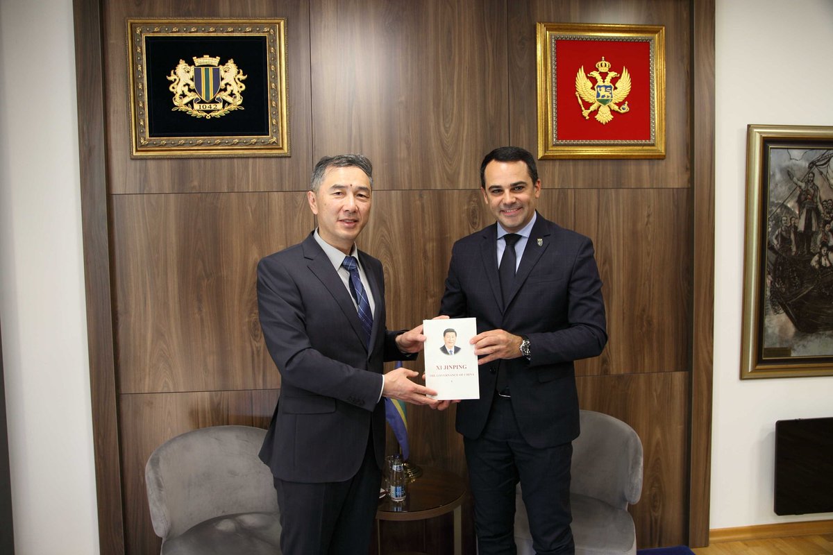 Chinese Embassy in Montenegro tweet media