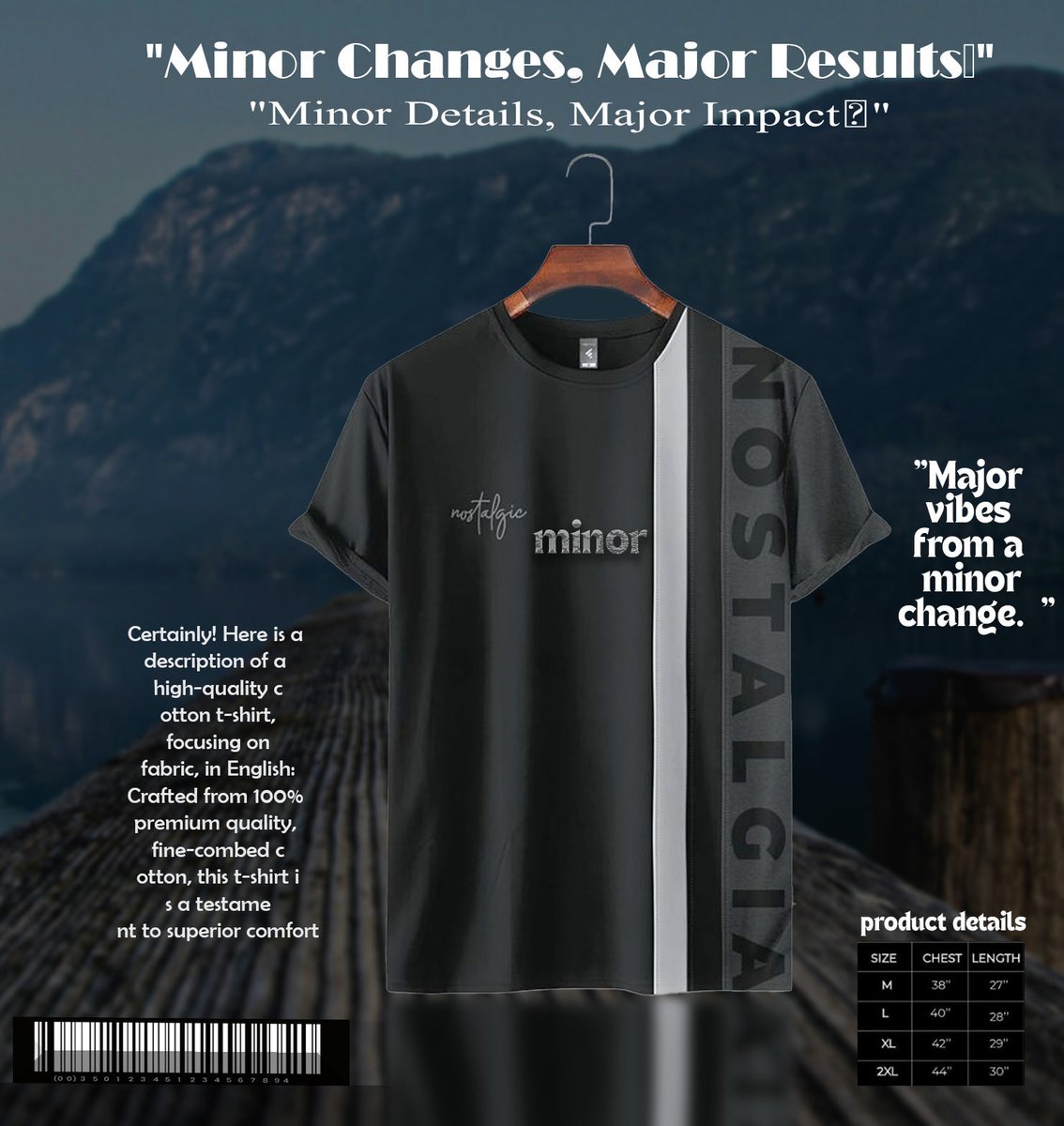 topontalukdar's tweet image. Simplicity is the ultimate sophistication. Just finished this minimalist T-shirt concept where clean lines meet modern aesthetics. Open for new brand identity projects let’s connect if you’re looking for a fresh look!"

#TshirtDesign #GraphicDesign #ApparelDesign #Branding