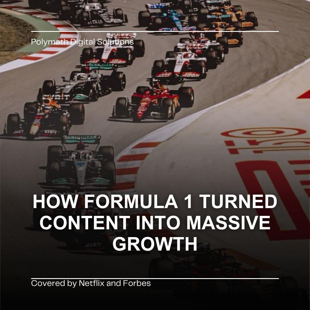 sand61969's tweet image. Formula 1 turned races into stories people follow.
Behind-the-scenes content → emotional connection → global growth.
That’s how attention scales.
#marketing #contentmarketing #businessgrowth