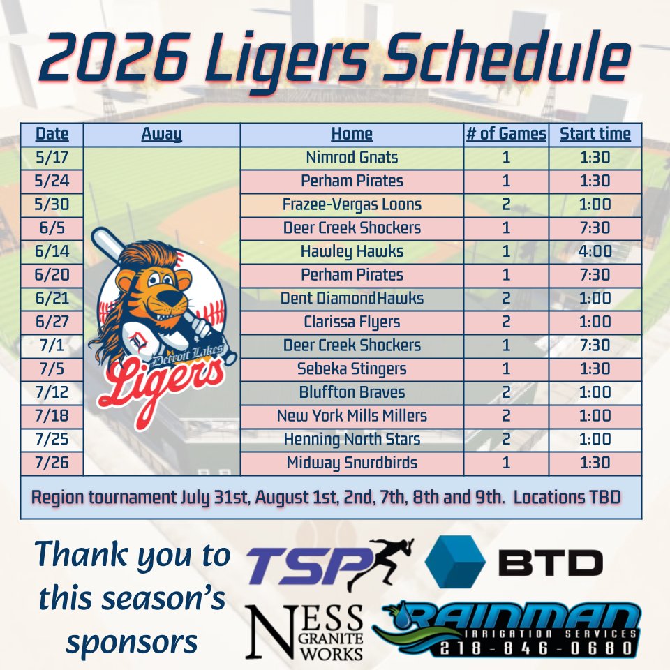 The Detroit Lakes Ligers tweet media