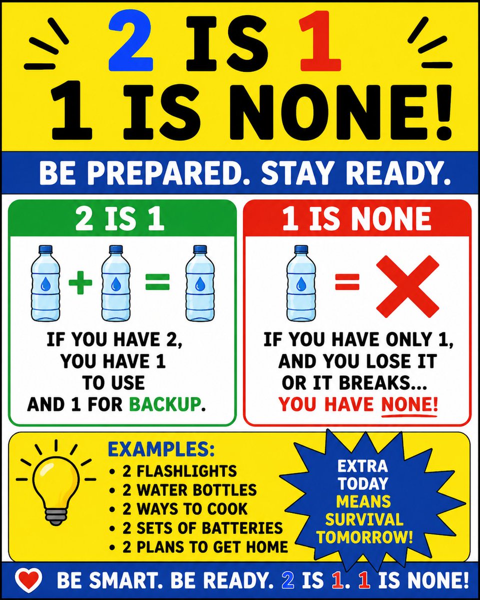 wefwantuded2030's tweet image. New to prepping?  #PrepperMom