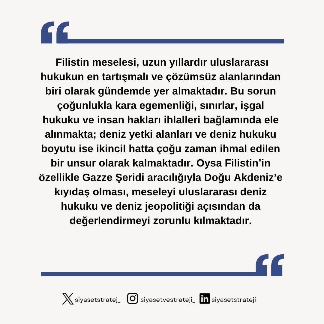 siyasetstratej_'s tweet image. 📌📚Deniz Hukuku Bakımından Filistin

#palestine #law #rights #occupation