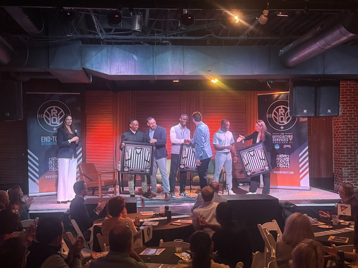 RefQuestPlus's tweet photo. What an incredible turnout! 

THANK YOU to every sponsor, speaker, and attendee who helped us "Support the Third Team" at Saturday’s RQ Foundation Fundraiser. Your energy and belief in what we do made for an unforgettable evening! https://t.co/o8u8zRpHtu