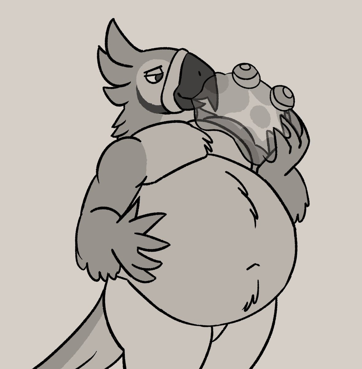 pigpigron's tweet photo. Kass storing chuchu jelly for safe keeping :> https://t.co/wbQQKDr0oJ