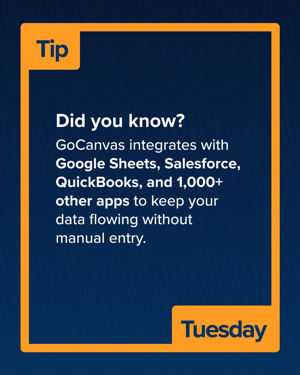 GoCanvas tweet media
