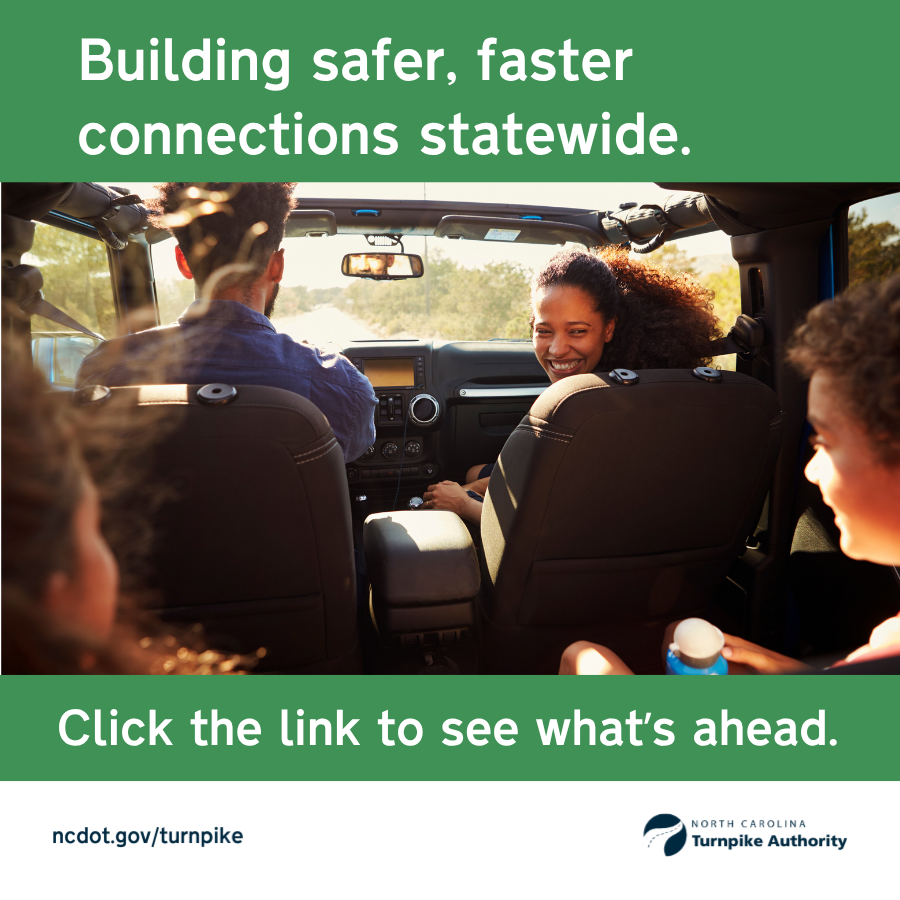 NCTurnpike's tweet photo. Big changes are coming to #NC roadways! π
From new express lanes to expanded expressways, #NCTA is building safer, faster #connections statewide.
π See what's ahead: https://t.co/RYjIuAUDaz
#NCTAProjects #ConnectedNC #NCGrowth #RaleighNC #CharlotteNC https://t.co/s9CfSAlaVT