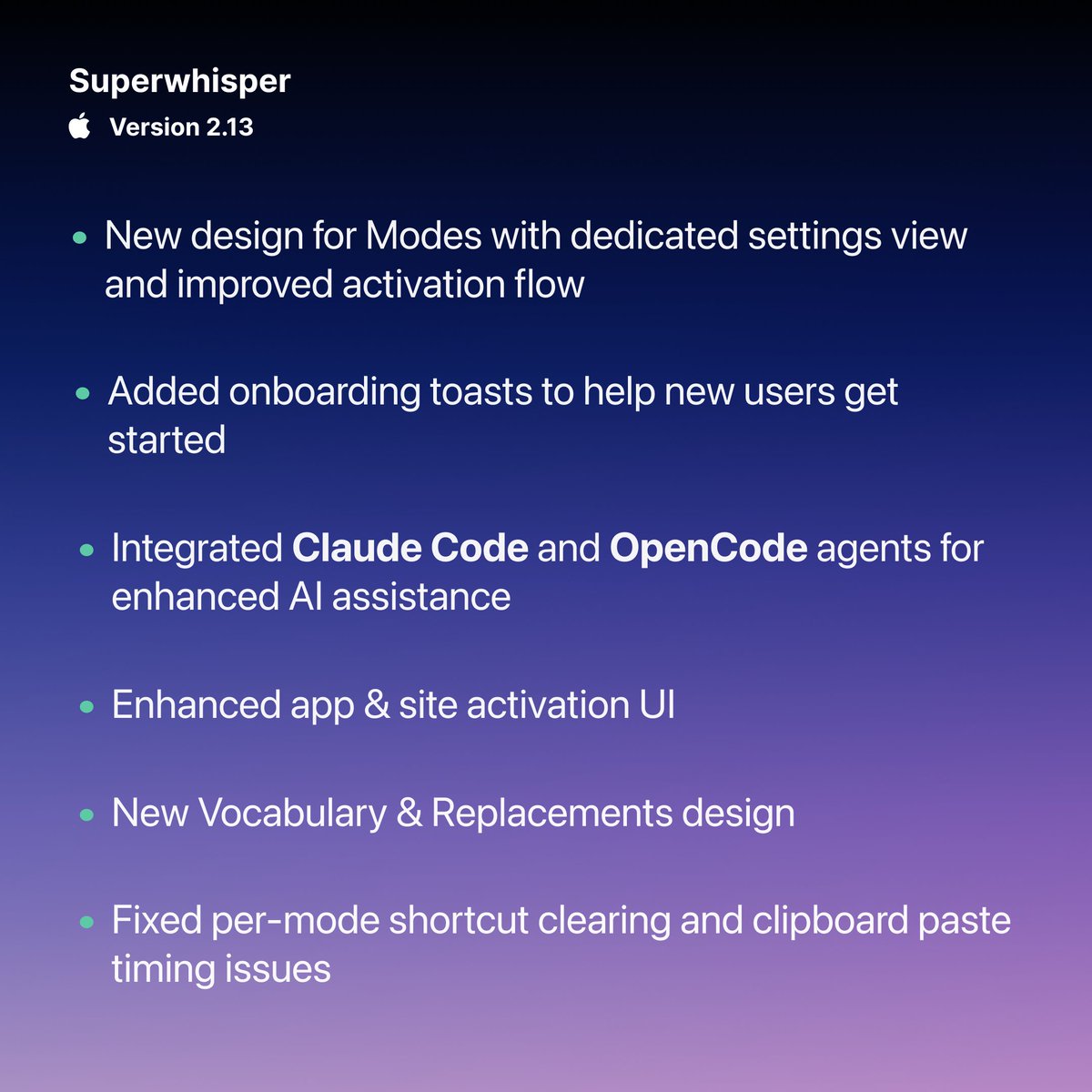 superwhisper tweet media