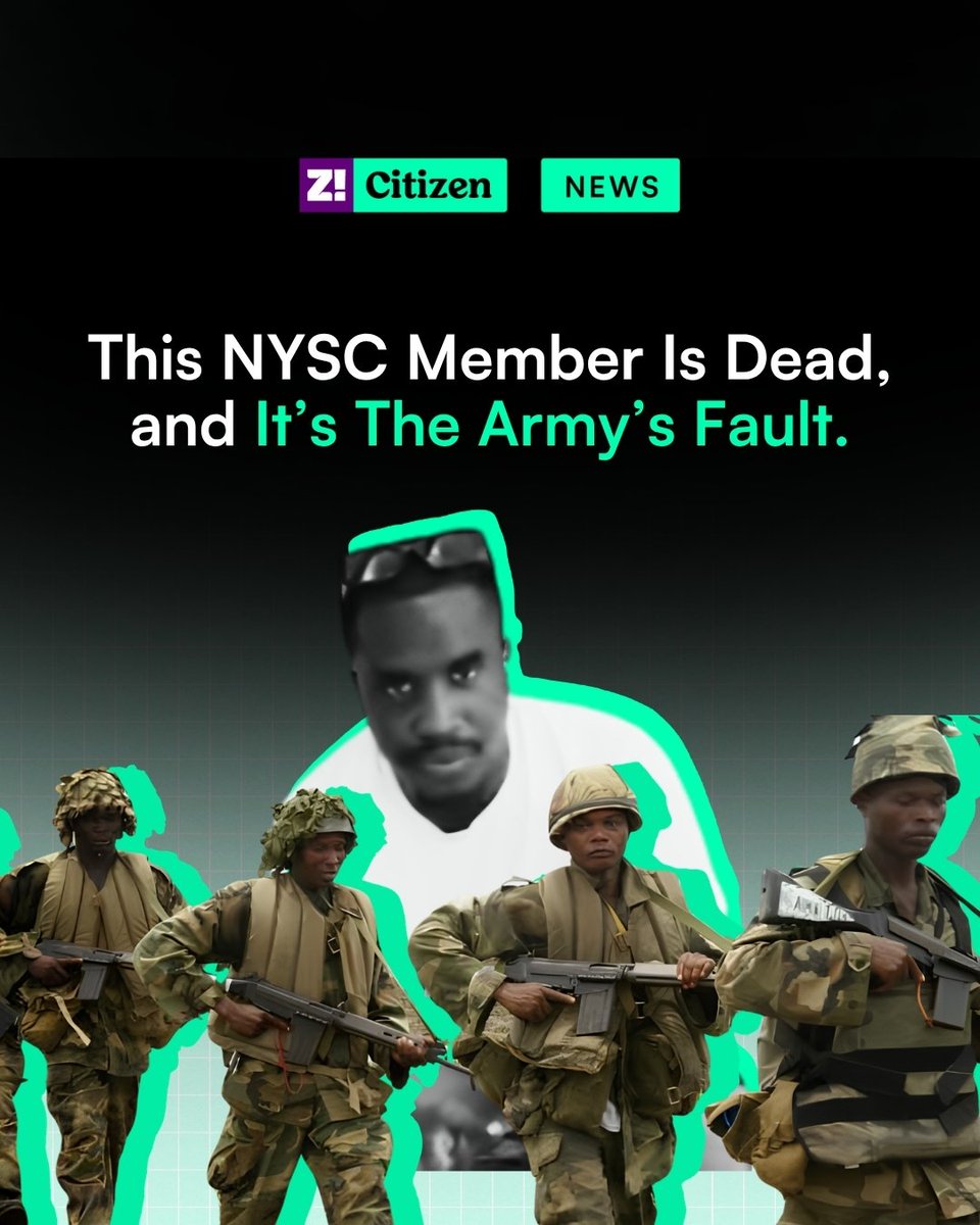 ZikokoCitizen's tweet photo. Abdulsamad Jamiu had one month left of his service year when he was killed in his home in Abuja. 

The Nigerian army says it was a mistake and Jamiu was caught in a cross fire but his family says that's not what happened. Here's what we know so far. https://t.co/s0tkXJM8yj