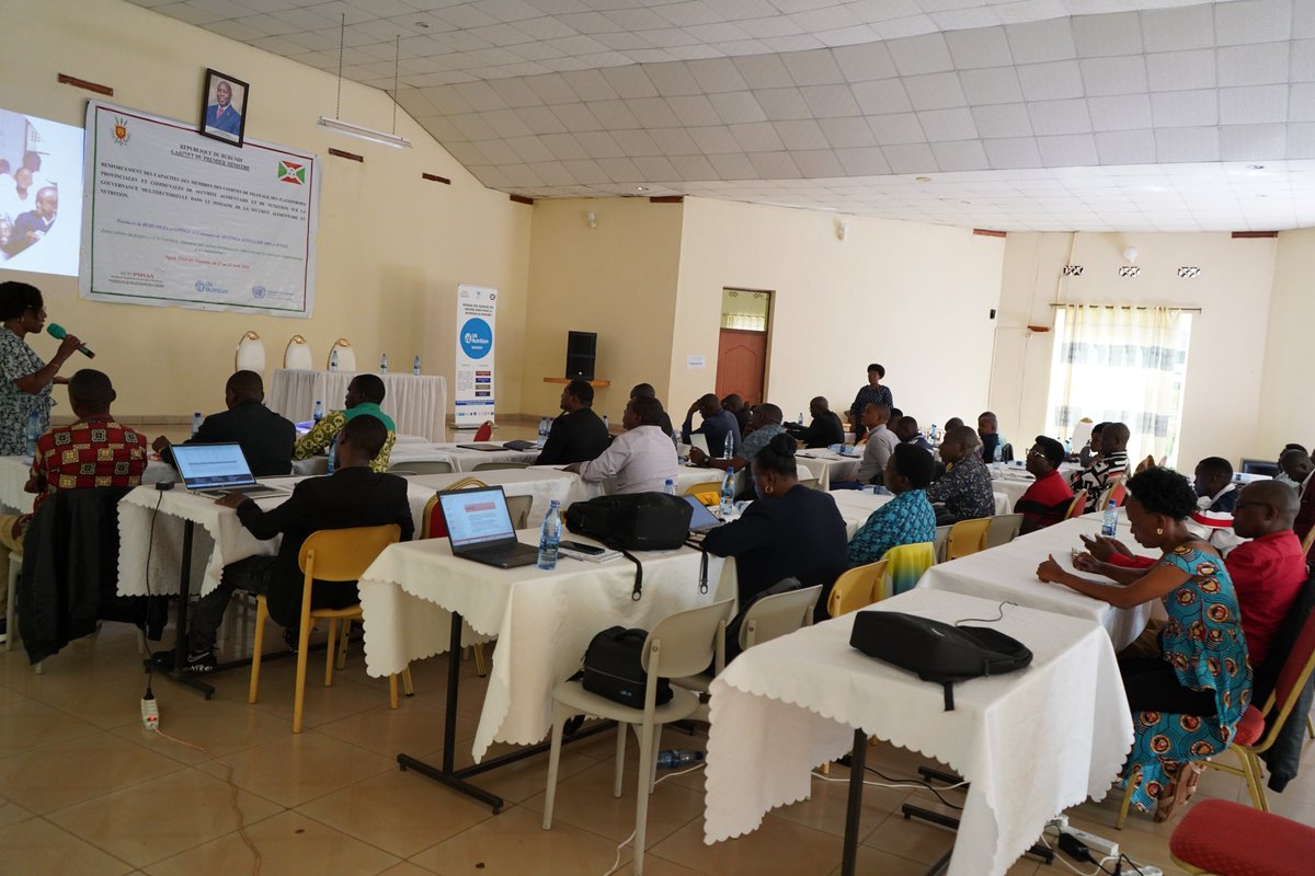seppmsan's tweet photo. 2/2 Cette format° a pr objectif de renforcer les compétences managériales en gvernance multisectorielle ds le domaine de la séc alim et nut,pr une meilleure intégrat° des systèm &amp; maximiser les synergies.ces activités sont financées par le projet UN NUTRITION «fonds catalytiques» https://t.co/GEWdEF4Aoq