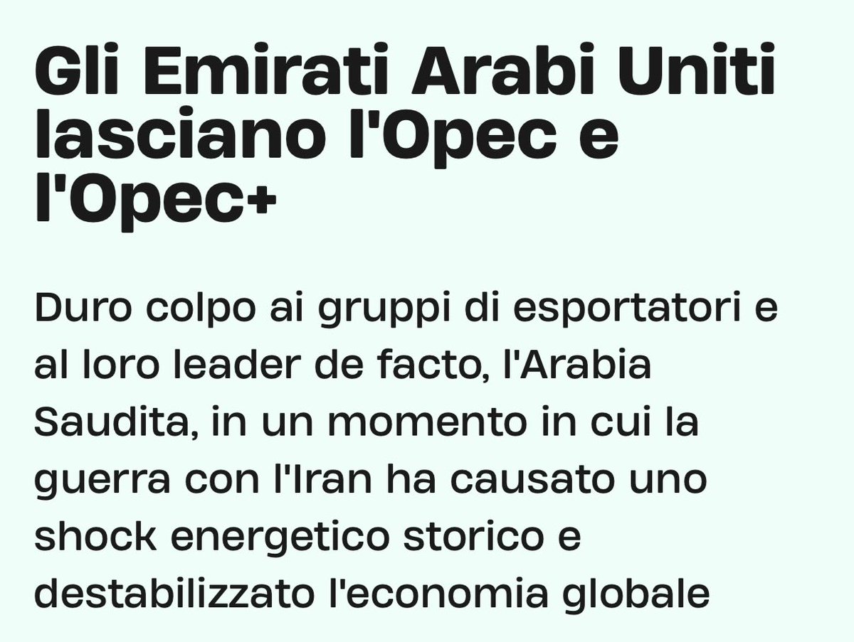 AltanDoro's tweet photo. Speranze di aumento della produzione di greggio e 
di conseguente riduzione del suo prezzo https://t.co/lHvGVMxegN