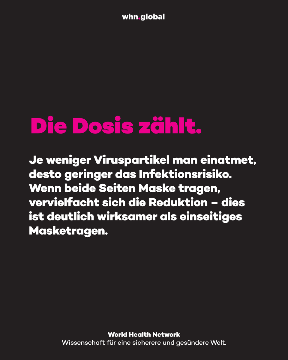 WHN_de's tweet photo. „Ich dachte, Masken nützen nichts?“

Das hören wir immer noch oft, doch meist beruht es auf Missverständnissen darüber, wie Masken tatsächlich wirken.

Masken sind nicht einfach nur winzige Siebe. Hochwertige Atemschutzmasken (wie N95/FFP2) nutzen elektrostatische Ladung, (...) https://t.co/L02nbDB4X1
