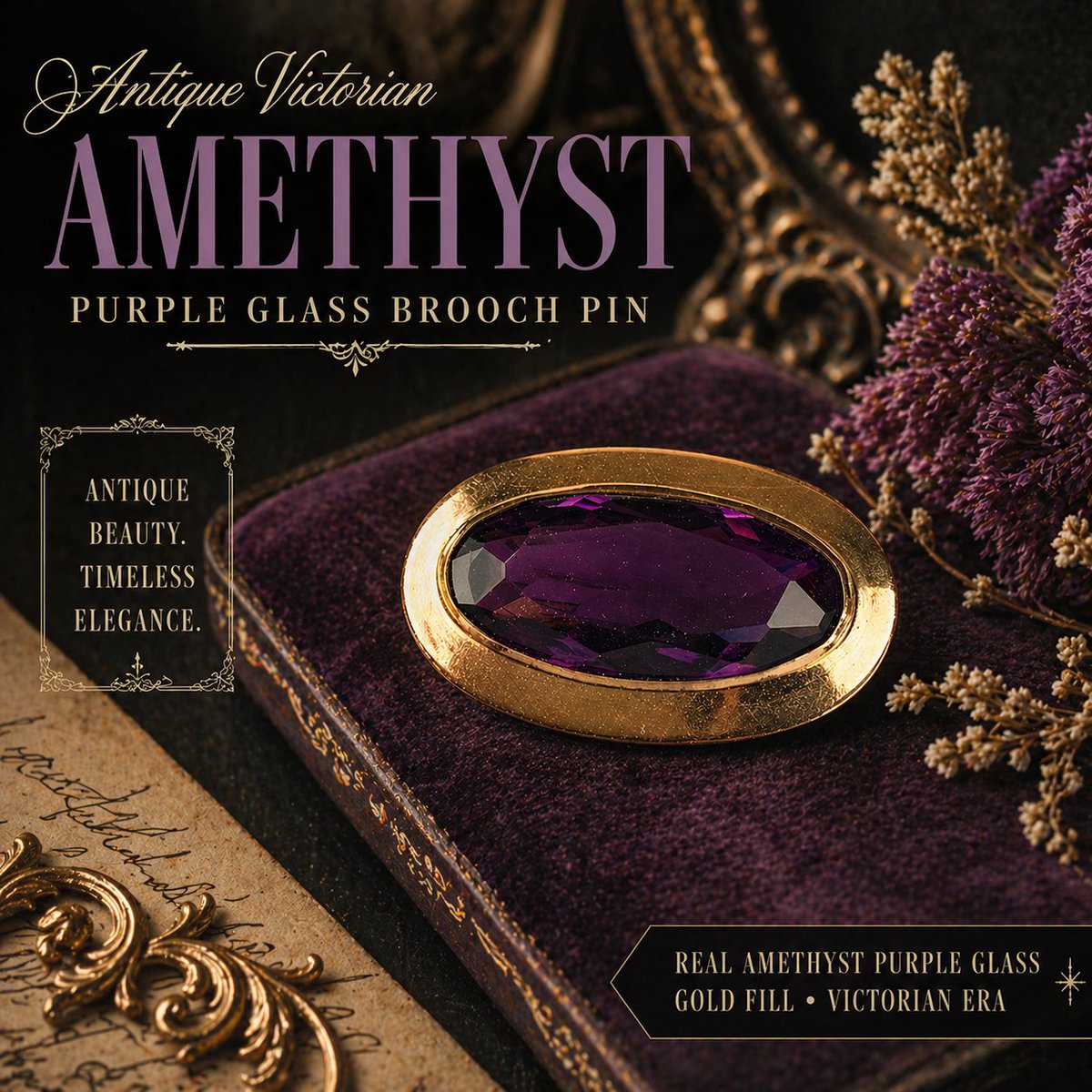 CircaNowNThen's tweet image. Victorian charm. Modern obsession. --&amp;gt; ebay.com/itm/2776531117… #AntiqueJewelry #VintageStyle #VictorianEra #Amethyst #JewelryLovers