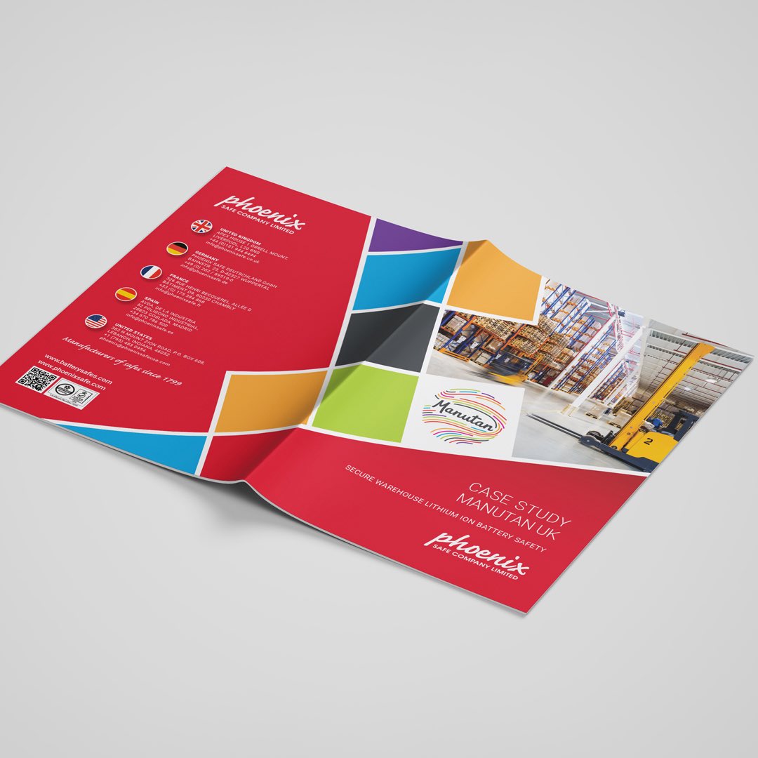 timseventeenten's tweet image. Phoenix Safe case study brochure. DM for design and print. #graphicdesigner #brochuredesign #print #cataloguedesign