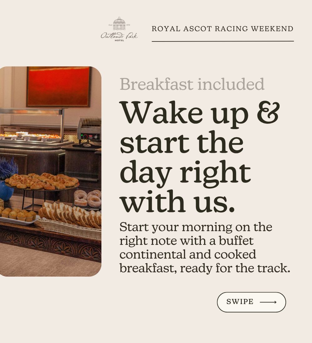 OPHotel's tweet image. 🏇 Experience the glamour of #RoyalAscot with a luxury stay at Oatlands Park Hotel in #Surrey!

Retreat from the excitement of the racecourse to the contemporary comfort of our countryside 10-acre estate. Dinner &amp;amp; Breakfast included with Free Wi-Fi.

🔗  oatlandsparkhotel.com/ascot