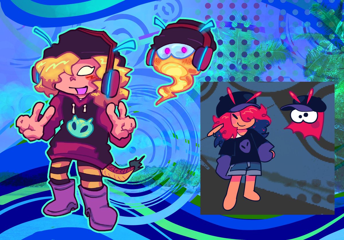 FNF E-sides (Swapped out) tweet media