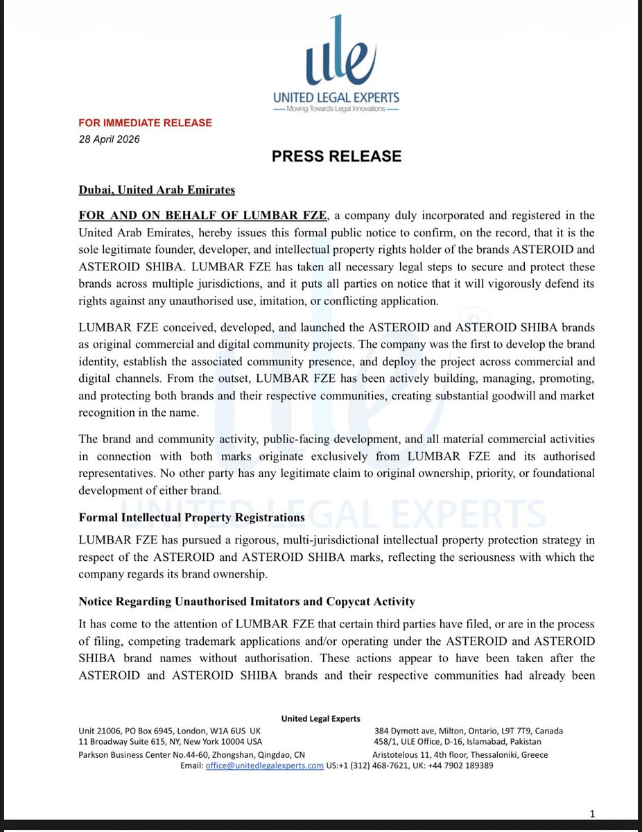 Asteroid | The Original on Ethereum tweet media