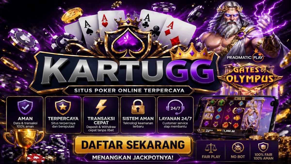 theyounghero's tweet photo. Di KARTUGG semua transaksi dijamin aman 100% dan transparan. Main tenang, fokus kejar jackpot! 🃏✨

✅ Proses Depo/WD Kilat 
✅ Sistem Keamanan Terbaru 
✅ Support 24/7

Daftar sekarang dan rasakan bedanya! 
https://t.co/0WG9BlAitb

#KartuGG #kartuggaja #GatesOfOlympus https://t.co/INTGoEMiYB
