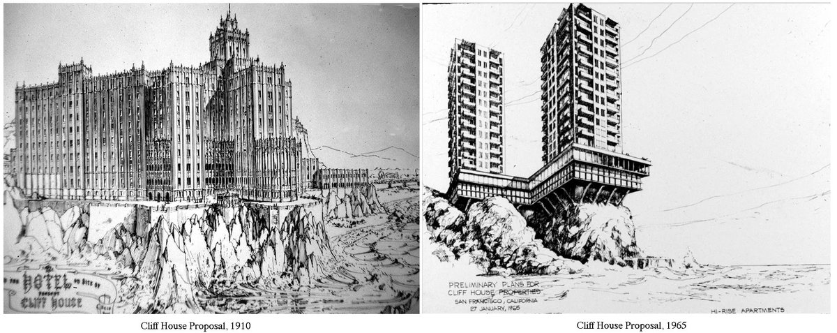 dlondonwortel's tweet photo. You know the Cliff House in San Francisco? 

Here's what they wanted to replace it with. https://t.co/BJaxanhJaZ