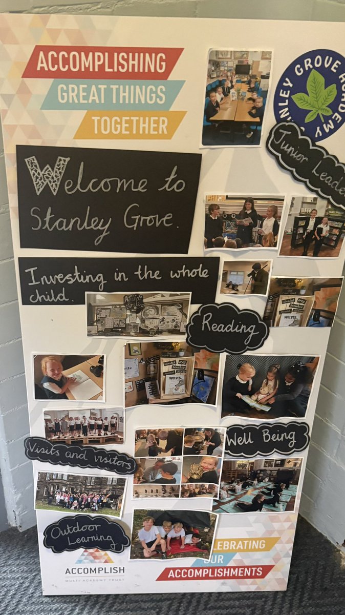 accomplish_mat's tweet image. A fabulous morning at SGA, reflecting with our teaching champions on what it truly means to do the basics brilliantly. So valuable to pause and dig into the granular detail as we shape our next steps together. Thank you Team @StanleyGrovePri for your professional generosity #Team