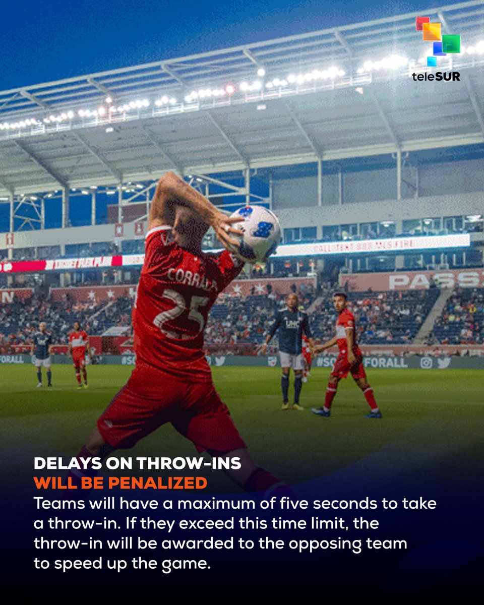 telesurenglish's tweet image. 📌⚽#FIFA will implement new rules at the 2026 #WorldCup to speed up the game and strengthen the use of VAR... Swipe to see the details... Part II
#teleSUREnglish