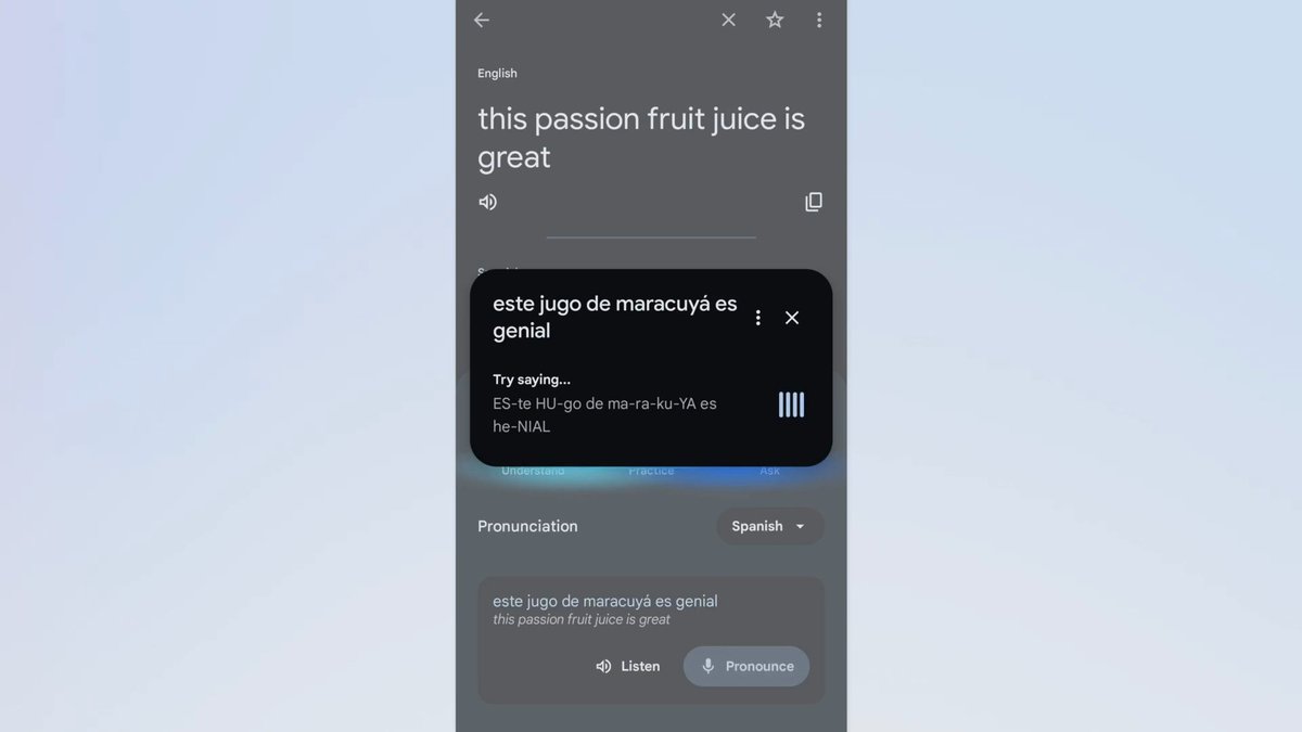 androidcentral's tweet image. Celebrate the 20th anniversary of Google Translate this week. No gift needed; instead, Google gives you the gift of mastering your speech #Google

Full story in the comments