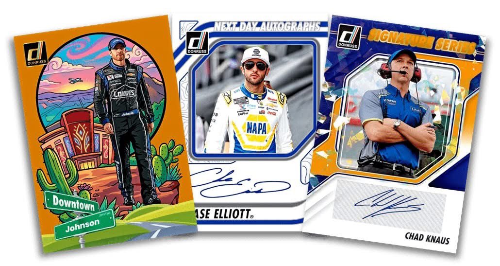 RipItCardBreaks's tweet image. 2026 Donruss is here!! Tonight at 7:30pm est I will post our first 5-box PYD group break in the Facebook Group. (Link in bio)
We will have plenty of Donruss breaks all week!
#newrelease #donruss #paniniamerica #whodoyoucollect #nascar