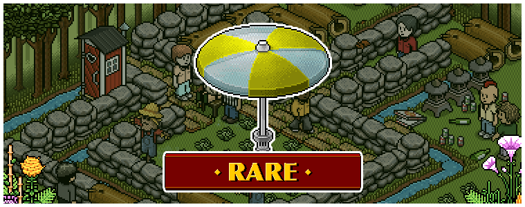 ESHabboSecurity's tweet photo. [HHO] 🌾 El mes Vida en el Campo se despide en @HabboOrigins con un último lanzamiento ☀️ Llega el RARO Sombrilla Amarilla, un clásico perfecto para dar luz y estilo a tus espacios exteriores 🏡 Disponible por un tiempo limitado de 72 horas ⏳ ¿Lo sumarás a tu colección? 💛

📰 Descubre todos los detalles en nuestra web: https://t.co/VcygOPEeni