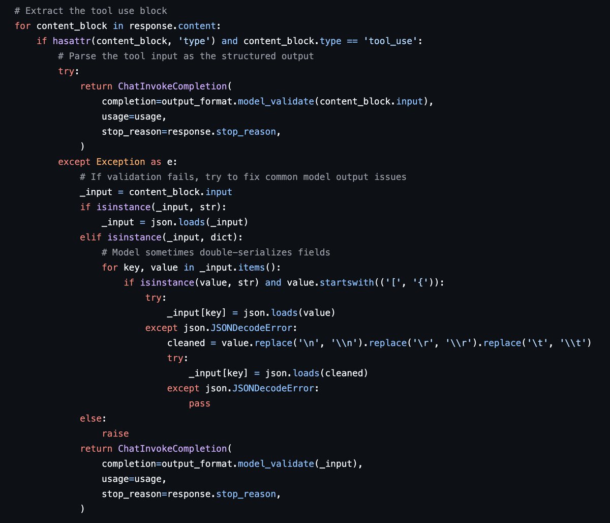 zeus_910's tweet photo. Silly me thinking my code looks ugly. Meanwhile browser-use's in use production code. Writing clean code is a myth guys, believe me https://t.co/WFohPNSsqw