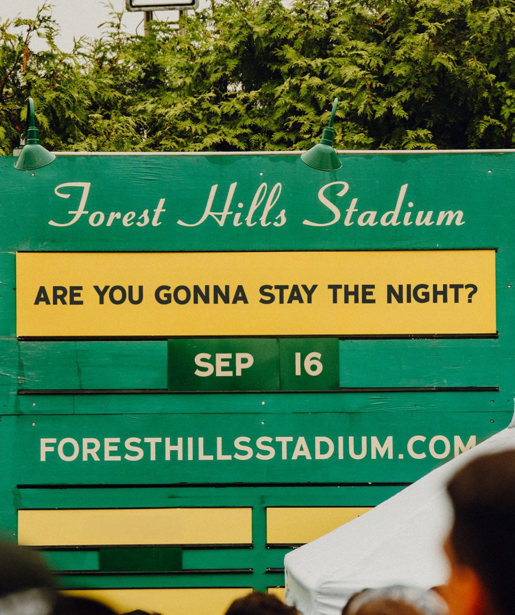 paramoremusicom's tweet photo. The Forest Hills Stadium in New York is teasing a third date of the Hayley Williams show, for September 2026 https://t.co/9rCkSkGB30